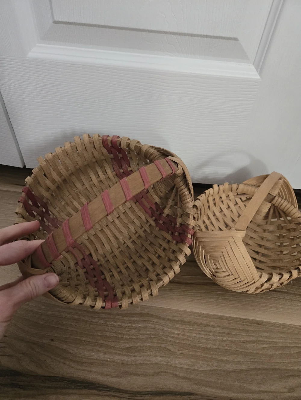 Vintage Handmade Gods Eye Egg Baskets